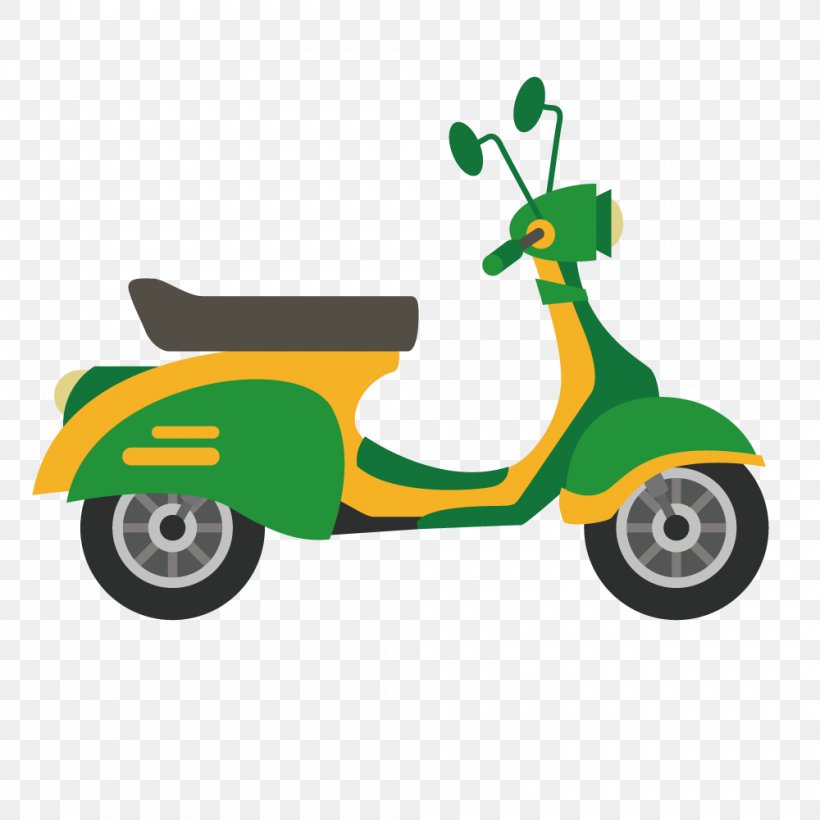 Scooter Car Motorcycle, PNG, 1000x1000px, Scooter, Automotive Design, Car, Cartoon, Color Download Free