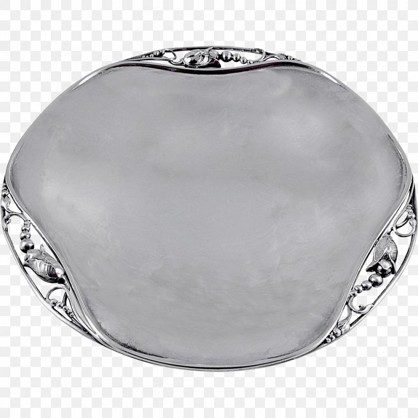 Sterling Silver Tray Tea Set Metal, PNG, 977x977px, Silver, Body Jewelry, Crystal, Fashion Accessory, Georg Jensen Download Free