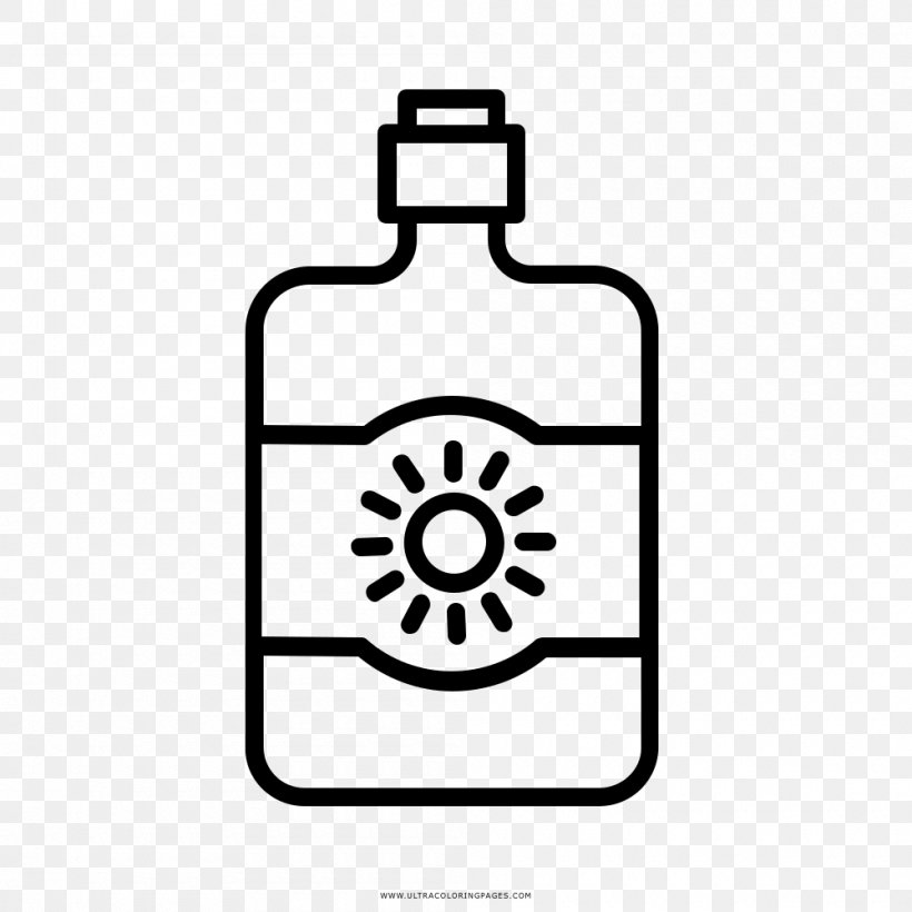 Sunscreen Drawing Coloring Book Lotion Factor De Protección Solar, PNG, 1000x1000px, Sunscreen, Black And White, Book, Child, Color Download Free