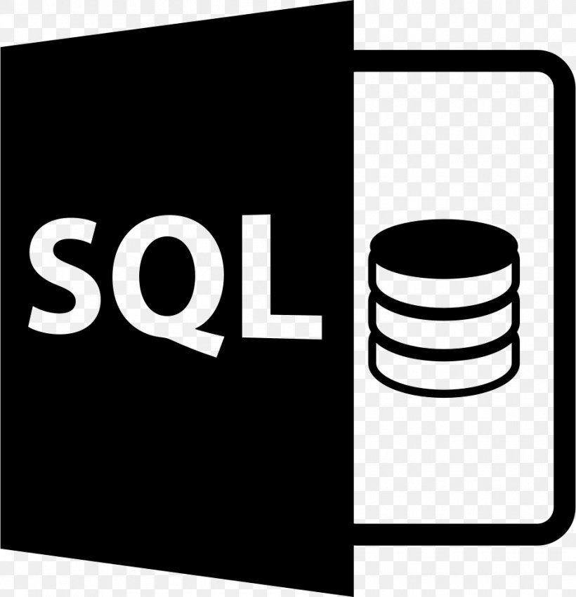 Microsoft SQL Server Database Server, PNG, 944x980px, Sql, Black, Black And White, Brand, Computer Servers Download Free