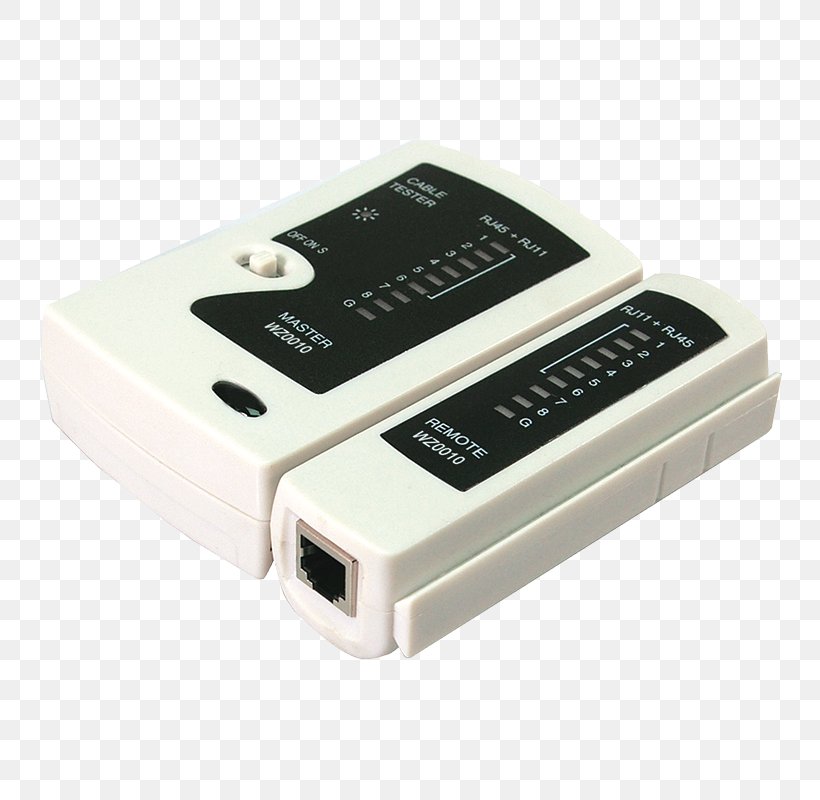 Cable Tester RJ-12 RJ-11 Electrical Cable Network Cables, PNG, 800x800px, Cable Tester, Bnc Connector, Coaxial Cable, Computer Network, Crimp Download Free