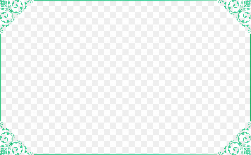 Picture Frame, PNG, 3000x1853px, Rectangle Frame, Green, Line, Paint, Picture Frame Download Free