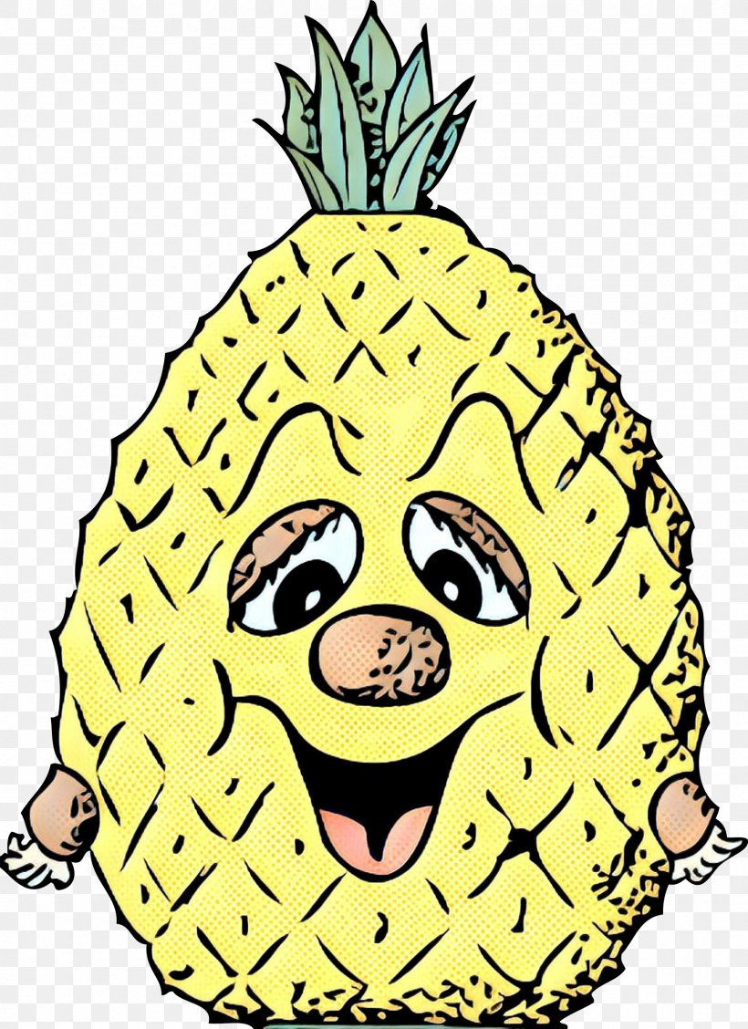 Pineapple, PNG, 1744x2400px, Pop Art, Ananas, Cartoon, Food, Fruit Download Free