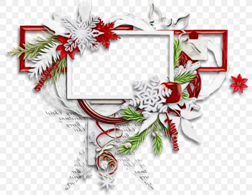 Christmas Decoration, PNG, 800x635px, Watercolor, Christmas Decoration, Christmas Eve, Holly, Interior Design Download Free