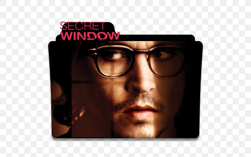 Johnny Depp Secret Window Mort Rainey Film Criticism, PNG, 512x512px, Johnny Depp, Actor, Eyewear, Facial Hair, Film Download Free