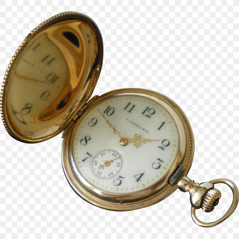Pocket Watch Clock Waltham Watch Company Jewellery, PNG, 2048x2048px, Watch, Antique, Brass, Cartier, Clock Download Free