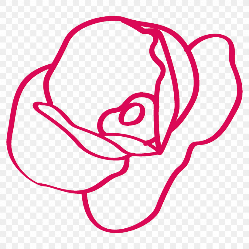 Poppy Flower, PNG, 1200x1200px, Poppy Flower, Line, Line Art, Magenta, Pink Download Free