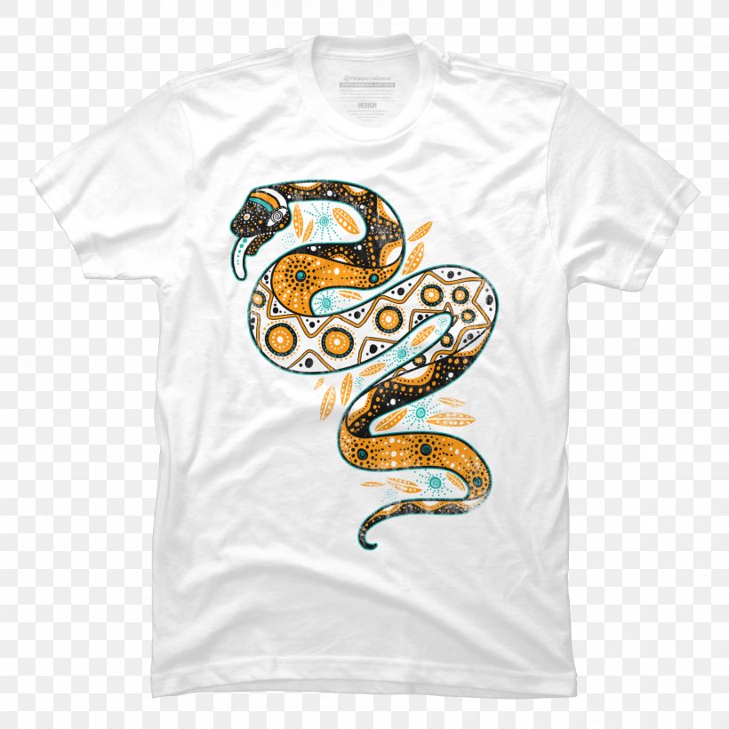T-shirt Rainbow Serpent Snake Art, PNG, 1800x1800px, Tshirt, Active Shirt, Art, Boas, Brand Download Free