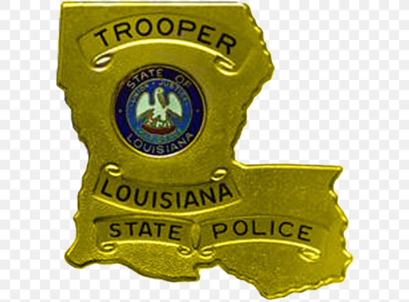 Louisiana State Police Trooper La State Police Troop F, PNG, 599x605px, Louisiana State Police, Badge, Brand, Cadet, Crime Download Free