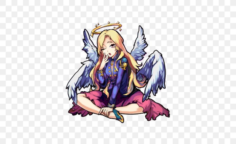 Monster Strike Lucifer Game Wikia, PNG, 500x500px, Watercolor, Cartoon, Flower, Frame, Heart Download Free