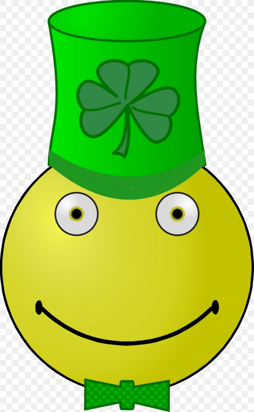 Saint Patrick's Day Smiley Clip Art, PNG, 958x1552px, Saint Patrick S Day, Amphibian, Clover, Emoticon, Green Download Free