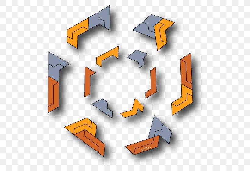 Tessellation Self-tiling Tile Set Mathematics Rep-tile Fractal, PNG, 539x560px, Tessellation, Diagram, Fractal, Geometry, Material Download Free
