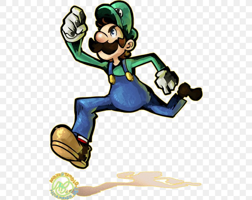 Luigi's Mansion Super Mario Bros., PNG, 500x653px, Luigi, Arcade Game, Art, Cartoon, Character Download Free