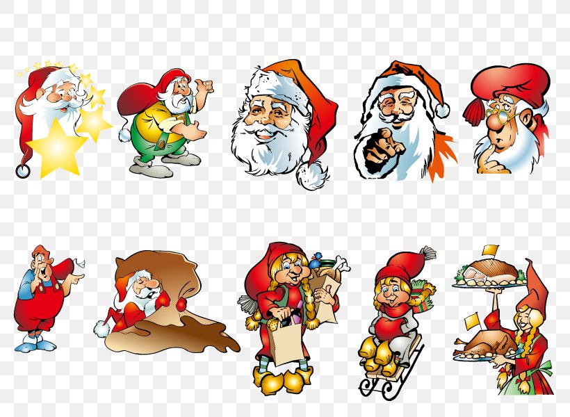 Santa Claus Christmas Ornament Reindeer Clip Art, PNG, 800x600px, Santa Claus, Cartoon, Christmas, Christmas Ornament, Designer Download Free