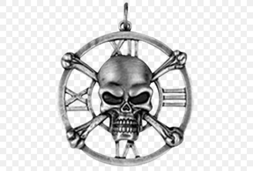 Skull Charms & Pendants Clothing Accessories Bone Skeleton, PNG, 555x555px, Skull, Black And White, Body Jewelry, Bone, Boot Download Free