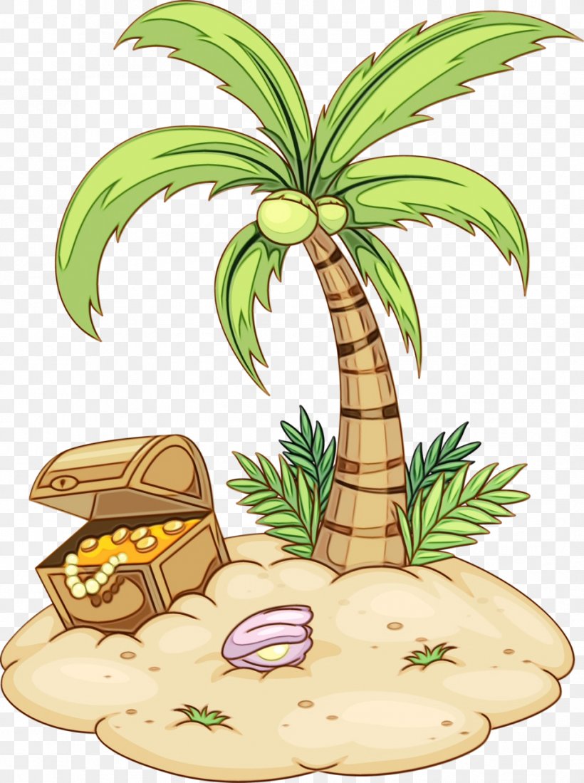 Coconut Tree Cartoon, PNG, 955x1280px, Piracy, Arecales, Cartoon, Coconut,  Date Palm Download Free