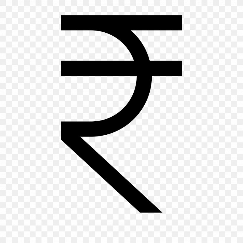 Currency Symbol Thai Baht Indian Rupee Sign, PNG, 1600x1600px, Currency Symbol, Area, Black, Black And White, Brand Download Free