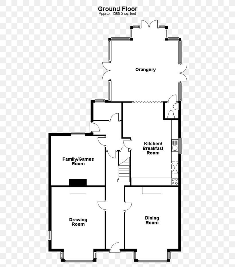 Floor Plan Line, PNG, 520x929px, Floor Plan, American Colonial, Area, Black And White, Diagram Download Free