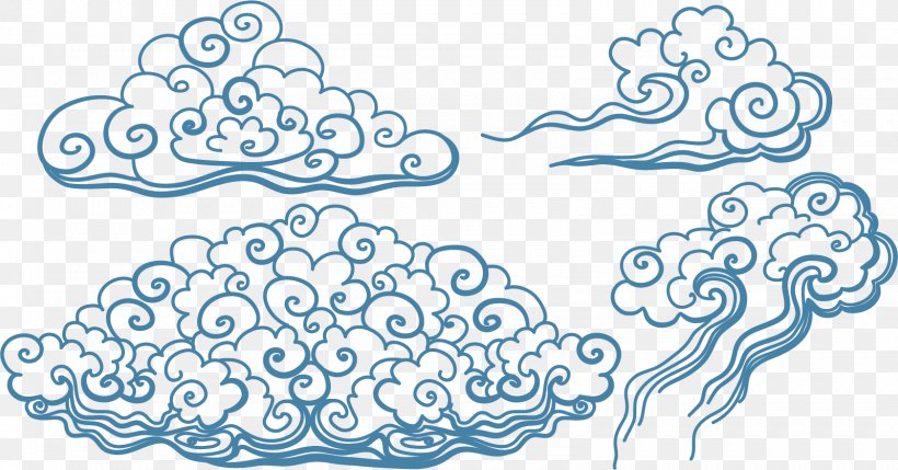 japanese cloud drawings