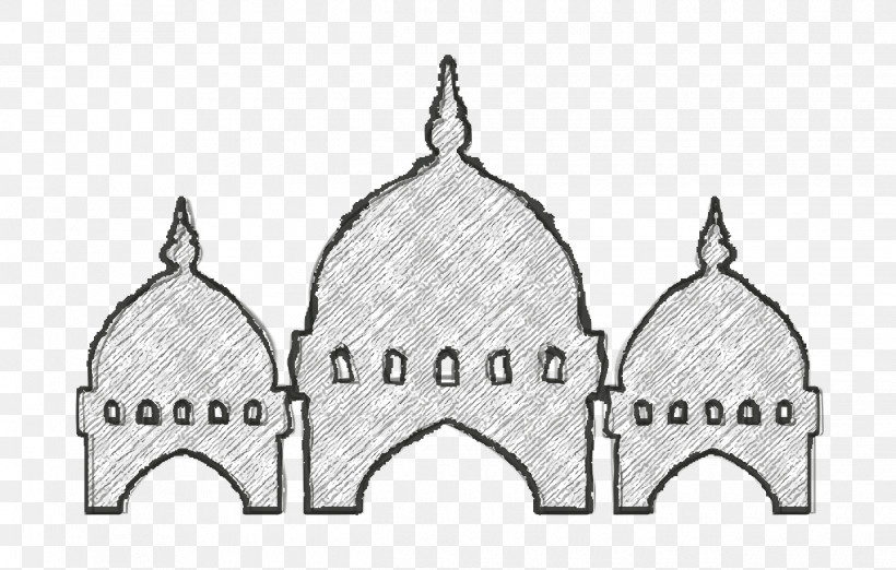 Monuments Icon Islamicons Icon Mosque Domes Icon, PNG, 1240x790px, Monuments Icon, Black, Black And White, Chemical Symbol, Headgear Download Free