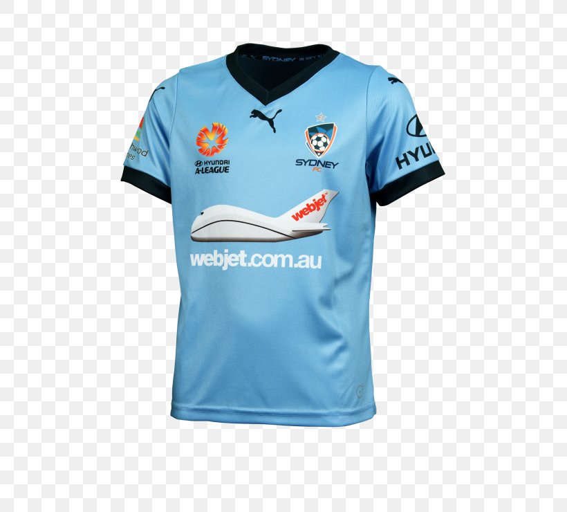T-shirt Sydney FC New South Wales Waratahs A-League Jersey, PNG, 740x740px, Tshirt, Active Shirt, Aleague, Blue, Brand Download Free