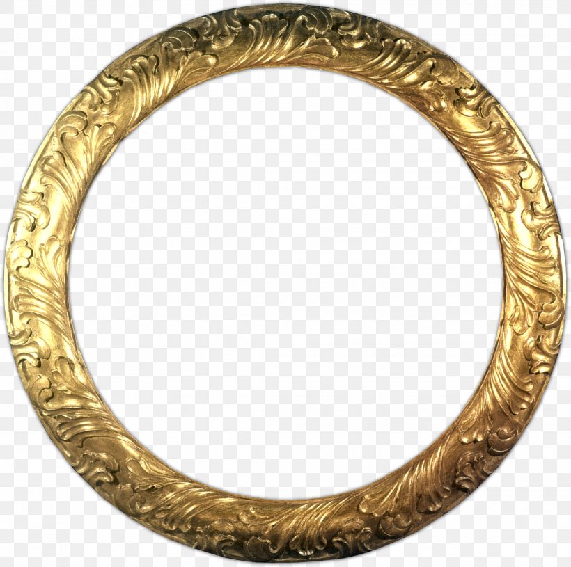 Picture Frames Circle Molding Gold Mirror, PNG, 2238x2225px, Picture Frames, Bangle, Body Jewelry, Brass, Decorative Arts Download Free