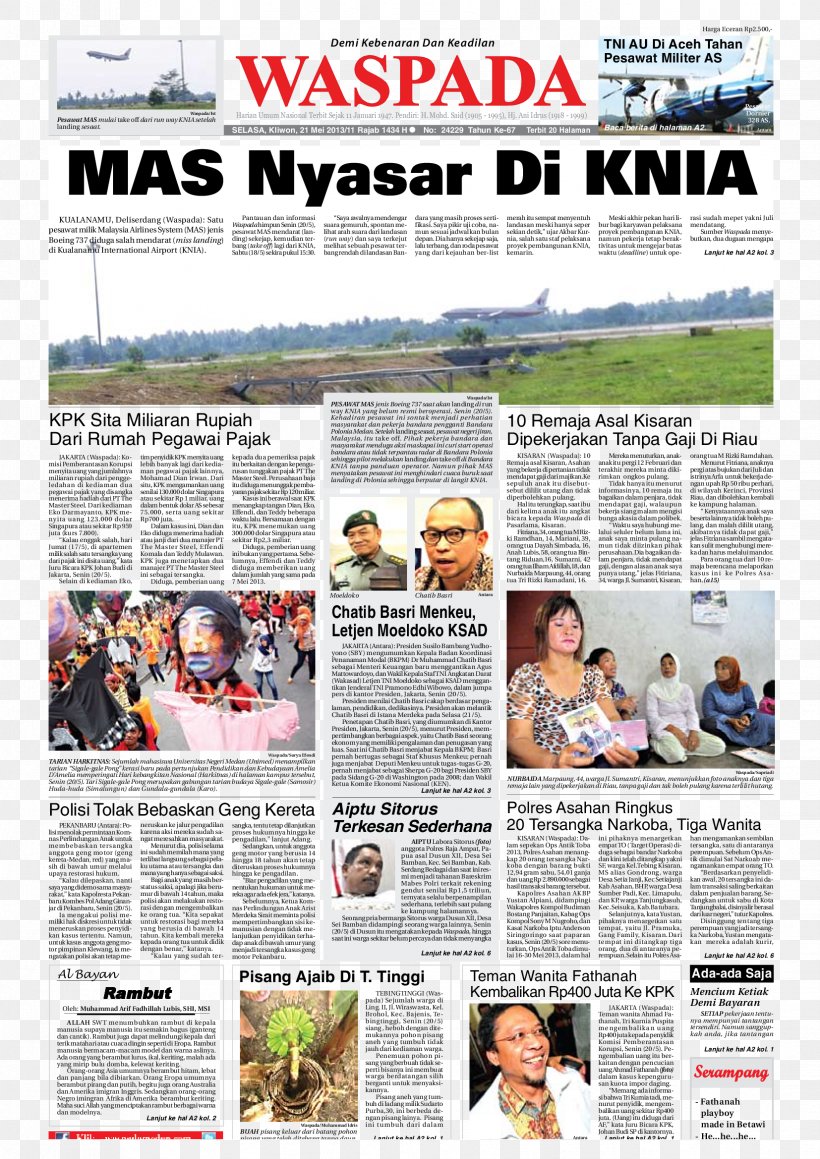 Web Page Newspaper Advertising Recreation Waspada, PNG, 1654x2339px, Web Page, Advertising, Media, Newspaper, Recreation Download Free