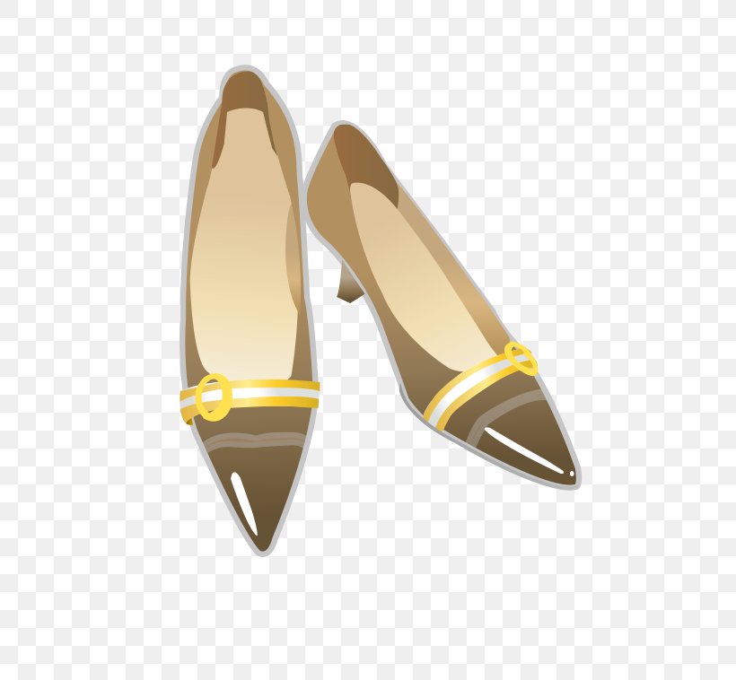 Dress Shoe High-heeled Footwear Sandal, PNG, 552x758px, Shoe, Beige, Black, Boot, Cartoon Download Free