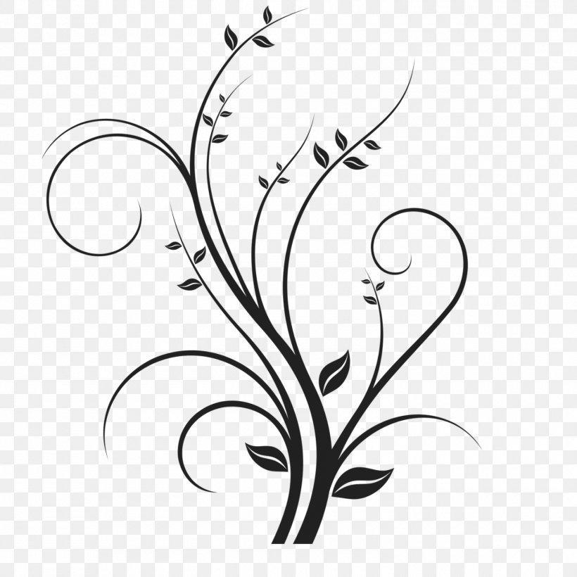 Flower Clip Art, PNG, 1500x1500px, Flower, Art, Artwork, Black, Black And White Download Free