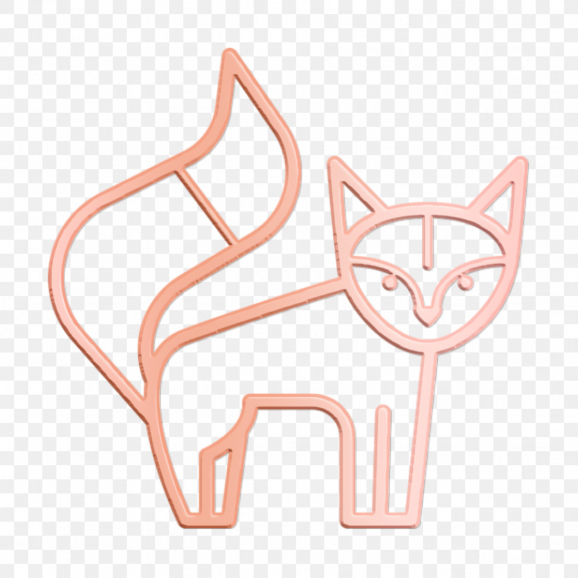 Forest Animals Icon Fox Icon, PNG, 1232x1232px, Forest Animals Icon, Cat, Fox, Fox Icon, Line Art Download Free