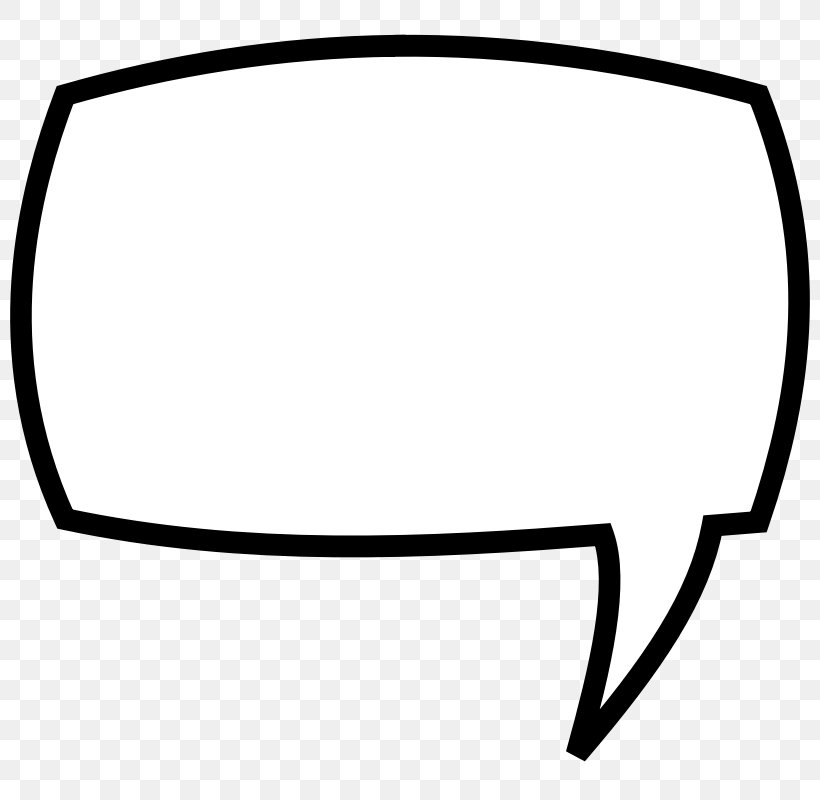 Speech Balloon Text Clip Art, PNG, 800x800px, Speech Balloon, Area, Black, Black And White, Callout Download Free