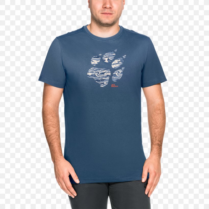 T-shirt Jack Wolfskin Clothing Top, PNG, 1024x1024px, Tshirt, Active Shirt, Blue, Calvin Klein, Clothing Download Free