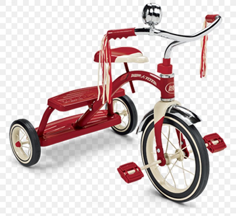 Radio Flyer Classic Dual Deck Tricycle Bicycle Toy, PNG, 764x749px, Tricycle, Amazoncom, Bicycle, Bicycle Accessory, Bicycle Drivetrain Part Download Free