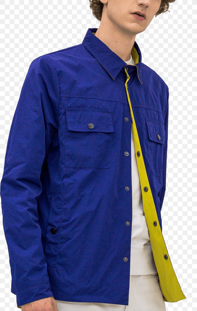 Sleeve Jacket Clothing Itsourtree.com, PNG, 1214x1920px, Sleeve, Blue, Button, Clothing, Cobalt Blue Download Free