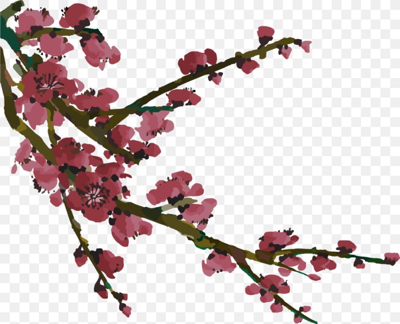 Chinese Painting Branch Tree DeviantArt, PNG, 1024x830px, Painting, Art, Blossom, Branch, Brush Download Free
