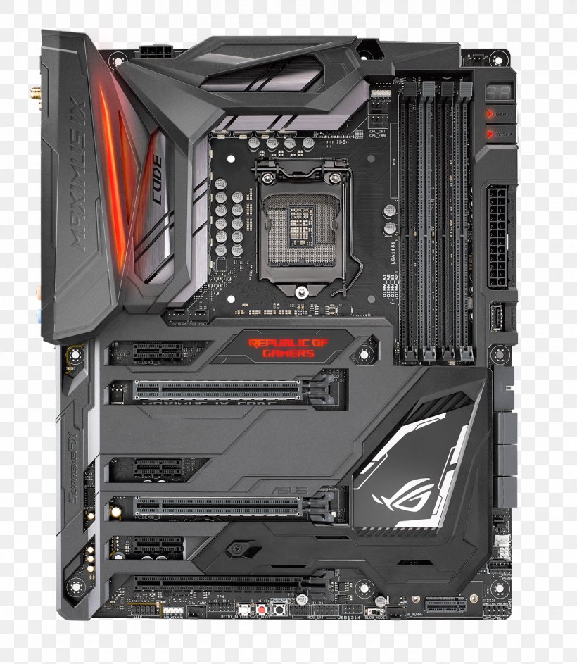 LGA 1151 Motherboard ATX ASUS Maximus IX Hero CPU Socket, PNG, 1390x1600px, Lga 1151, Asus, Asus Maximus Ix Hero, Asus Rog Maximus Ix Extreme, Asus Rog Maximus Ix Formula Download Free