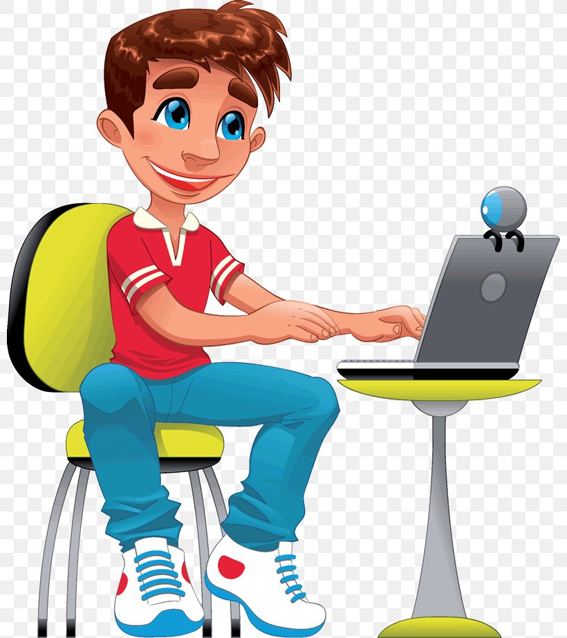 Laptop Computer Monitors Personal Computer Clip Art, PNG, 800x923px, Laptop, Chair, Child, Communication, Computer Download Free