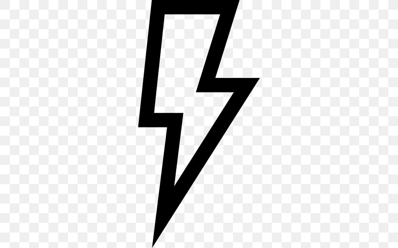 Lightning, PNG, 512x512px, Lightning, Black, Black And White, Brand, Electricity Download Free