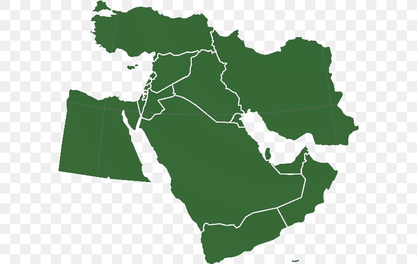 Middle East Vector Map World Map, PNG, 590x519px, Middle East, Area, English, Fotolia, Geography Download Free