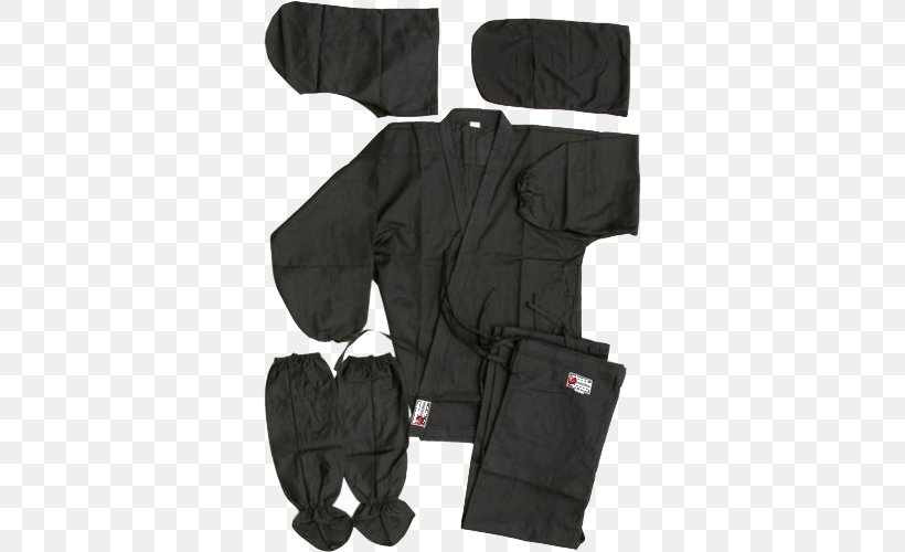 Ninja Ninjutsu Uniform Clothing Suit, PNG, 500x500px, Ninja, Belt, Black, Black Belt, Clothing Download Free