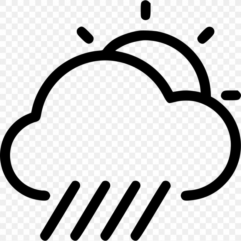 Rain And Snow Mixed Vector Graphics Illustration Cloud, PNG, 980x982px, Rain And Snow Mixed, Black And White, Body Jewelry, Cloud, Rain Download Free