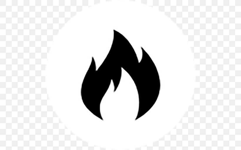 Vector Graphics Clip Art Illustration Flame, PNG, 512x512px, Flame, Blackandwhite, Crescent, Fire, Flat Design Download Free