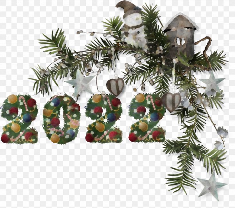 2022 Happy New Year 2022 New Year 2022, PNG, 3000x2655px, Bauble, Christmas Day, Christmas Ornament M, Christmas Tree, Conifers Download Free