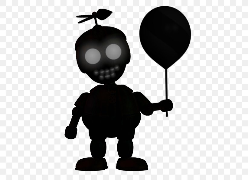 Five Nights At Freddy's 3 Five Nights At Freddy's 2 Balloon Boy Hoax FNaF World, PNG, 454x598px, Five Nights At Freddy S 3, Balloon, Balloon Boy Hoax, Black And White, Character Download Free