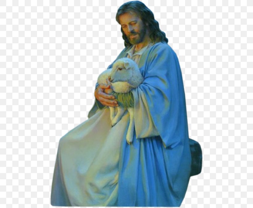 Jesus Good Shepherd Sheep Psalm 23, PNG, 498x673px, Jesus, Christianity, Depiction Of Jesus, Figurine, Gfycat Download Free