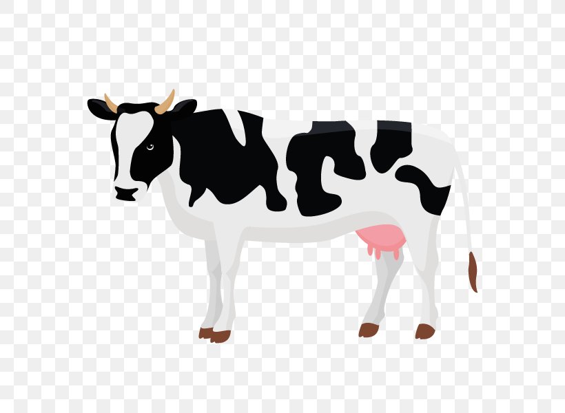 Dairy Cattle Calf Vector Graphics Illustration Clip Art, PNG, 600x600px, Dairy Cattle, Animal Figure, Bull, Calf, Cattle Download Free