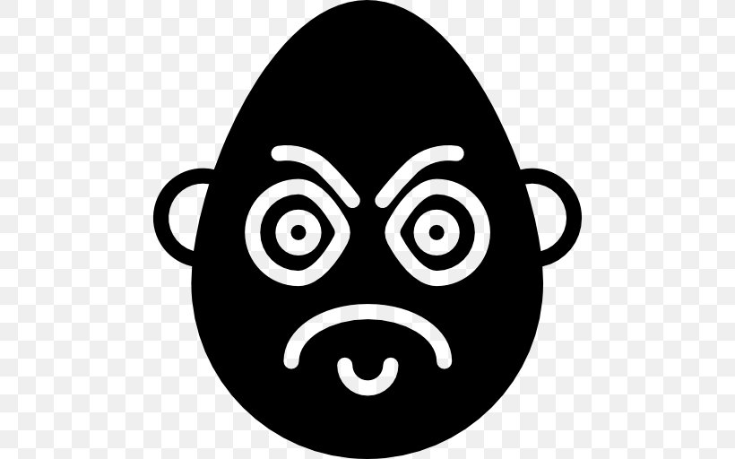 Gorilla Primate Animal Clip Art, PNG, 512x512px, Gorilla, Animal, Black, Black And White, Emoji Download Free