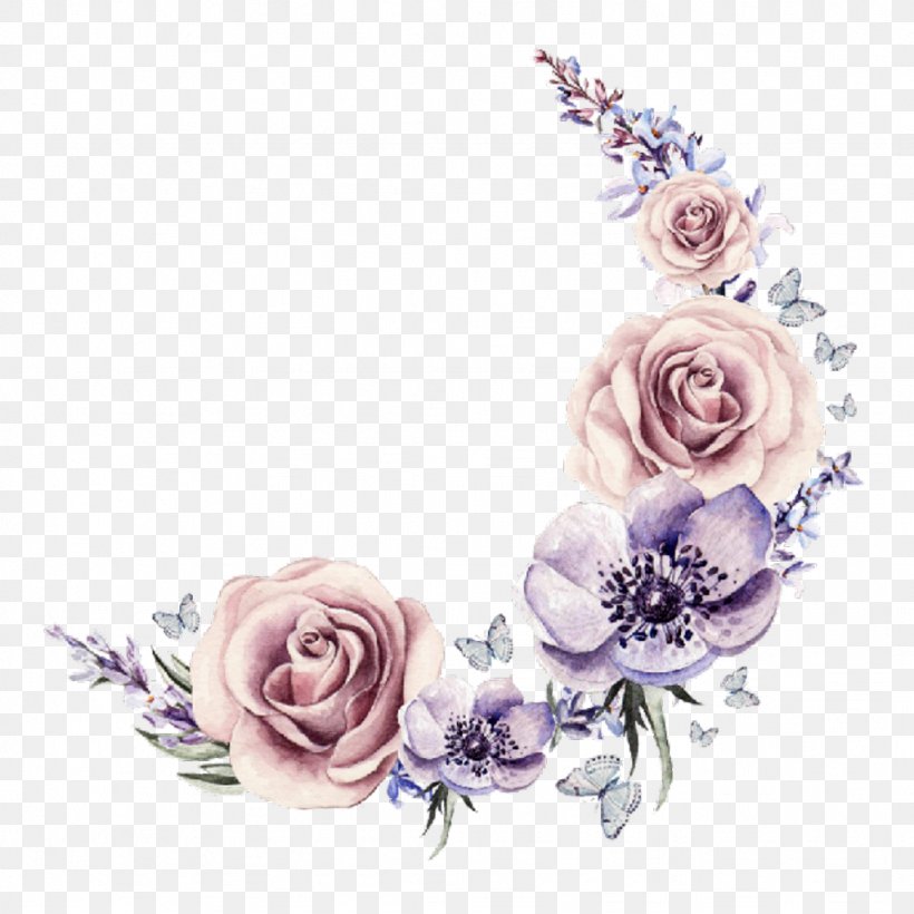 Flower Watercolor Painting Wreath Stock Photography, PNG, 1024x1024px, Flower, Body Jewelry, Cut Flowers, Floral Design, Floristry Download Free