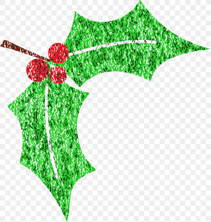 Holly, PNG, 2849x3000px, Holly, Christmas Ornament, Green, Leaf, Paint Download Free