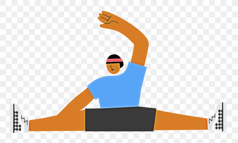Sitting Floor Stretching Sports, PNG, 2500x1507px, Sports, Behavior, Cartoon, Hm, Joint Download Free
